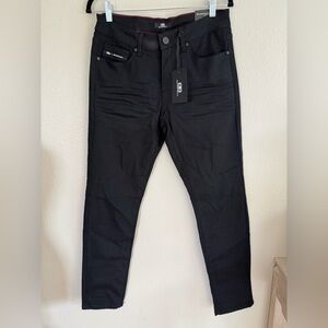 BENJAMIN BLACK SLIM JEANS 30x32 black jeans -MP000LPU20